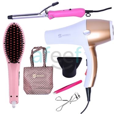 Picture of Sayona Bundle Of Hair Styler Hair Dryer/Curler/Hair Brush & Accessories (SHS-9242)