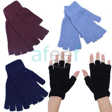 Picture of Winter Unisex Woolen Gloves Fingerless (WGC-43)