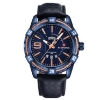 Picture of Naviforce nf-9117 Leather Blue Analog Watch for Men