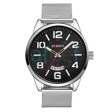 Picture of Curren cr-8236 Silver black Analog Watch for Men