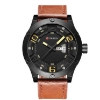 Picture of Curren cr-8251 Orange black Analog Watch for Men