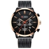 Picture of Curren cr-8340 Black Gold Analog Watch for Men