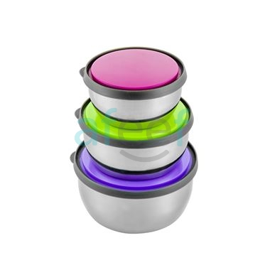 Picture of Stainless Steel Food Container Set of 3 