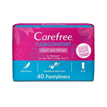 Picture of Carefree flexi comfort pantyliners pack of 40