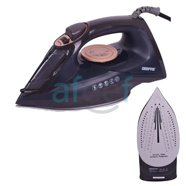 Picture of Geepas 2400watts Steam Iron Ceramic Soleplate (GSI7703) 