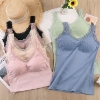 Picture of Lace Mesh Padded Camisole Free Size (6003)