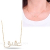 Picture of Arabic Letter Pendant With Chain (P1)