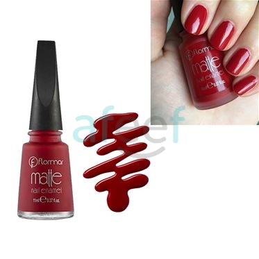 Picture of Flormar Matte  Nail Enamel/Polish Luxurious Cerise (M08)