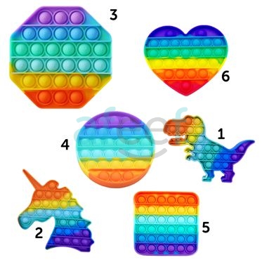 Picture of Pop It Fidget Push Bubble Toy (LMP71) 