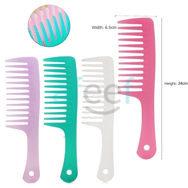 Picture of Colorful Jumbo Comb With Wide Tooth Assorted Colors (CHC24)