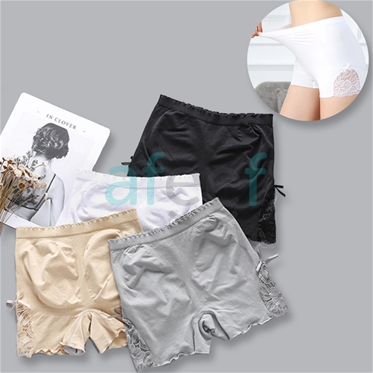 Afeef Online. Women Short Elastic Underwear With Lace Free Size (SH47)