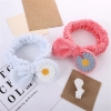 Picture of Flower Plush Elastic Headband Assorted Colors (PHB2)