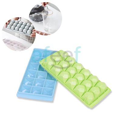 Picture of 18 Grids Ice Cube Maker Ice Tray Assorted Colors  (LMP370)