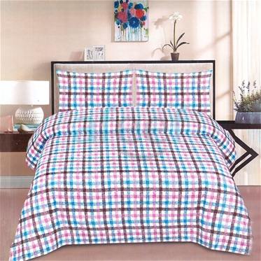 Afeef Single Fitted Printed Bed Sheet With Pillow Cover