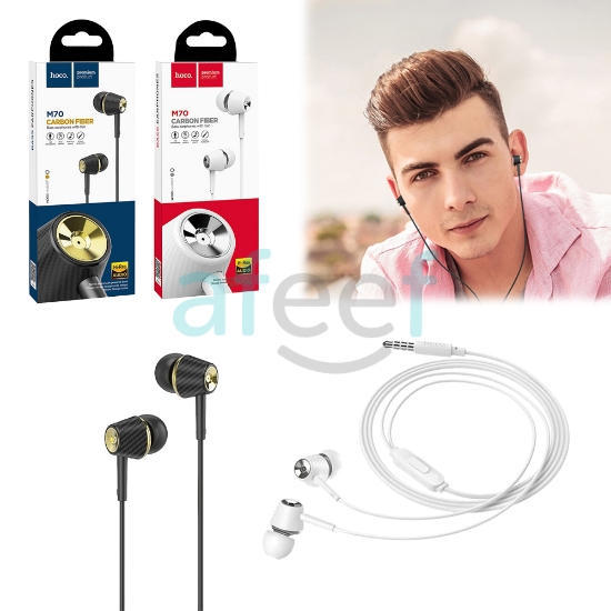 Picture of Hoco Carbon Fiber Bass Earphone (M70)