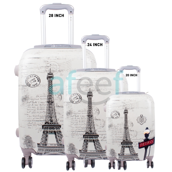 Picture of Stylish Design Fiber 4 Wheel  Luggage Trolley Bag  20/24/28 inch (MT227) 