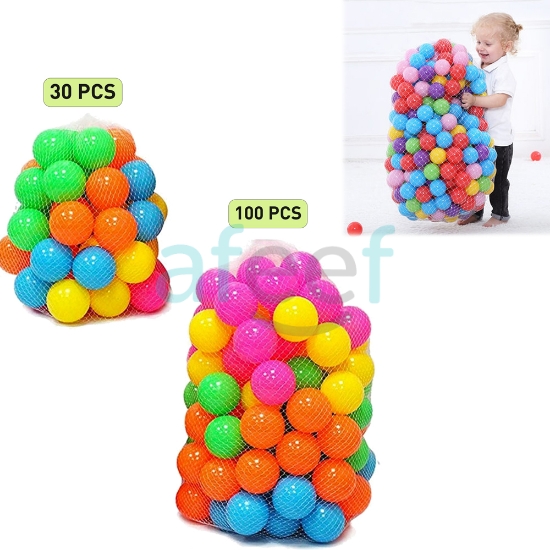 Picture of  Multi-Colored Plastic Balls For Kids 30 pcs / 100 pcs (LMP635)