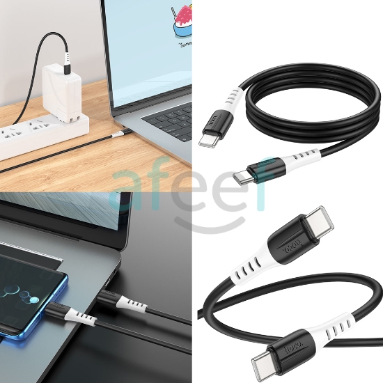 Picture of HocoCable Type-C to Type-C  60W charging (X82)