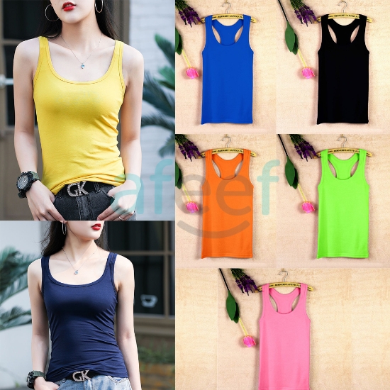 Picture of Tank Top vest for Women Or Girls Free Size  Assorted Colors (LMP652)