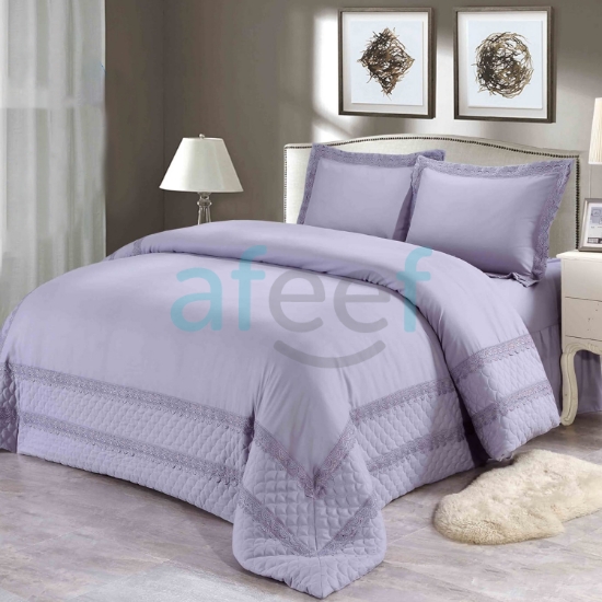 Picture of Comforter Set of 4 Pieces 180 X 230 CM (K4.LIGHT PURPLE)