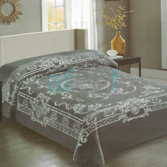 Picture of Cannon Embossed Blanket 180 x 240 cm (Dark grey)