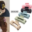 Picture of Square Shape Claw Clamp Clip set of 6 pcs  Assorted Colors (HA15)