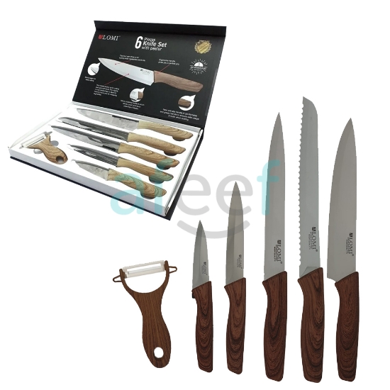 Picture of Kitchen Knife set of 6 pc Wooden Handle (LMP179)