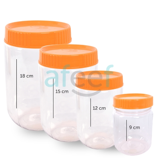 Picture of Plastic Jar Set of 4 pcs (LMP191)