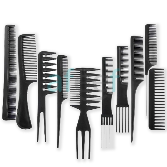 Picture of Hair dressing Comb set of 10 pcs (LMP205)