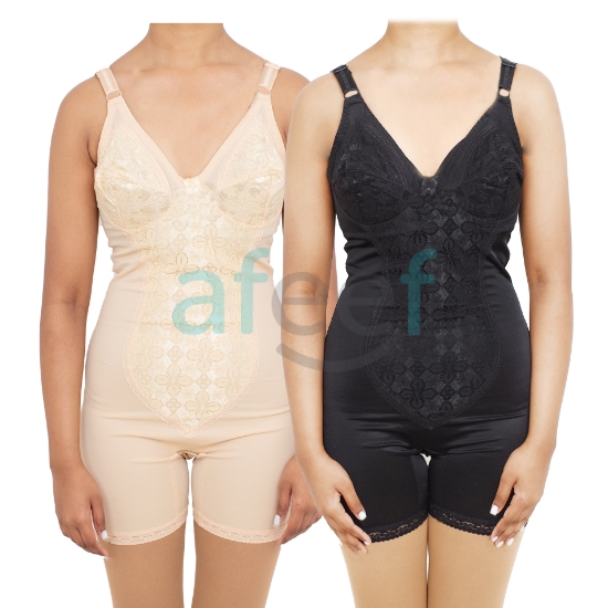 Picture of Corset With Nylon Mesh & Soft Bra (4614-1186)