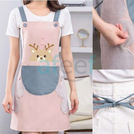 Picture of Cartoon Graphic Waterproof Apron With Pocket (LMP564)