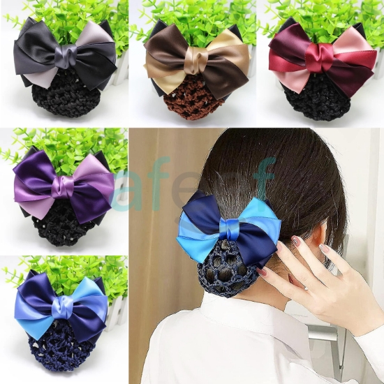 Picture of Women Hair Bun Net  Assorted Colors (HB46)