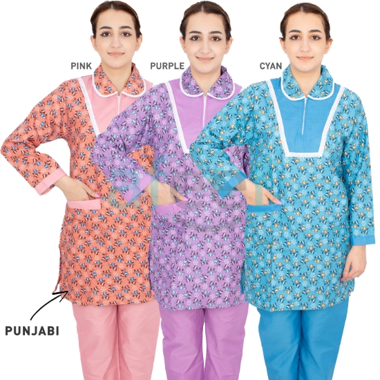 Picture of Domestic Worker Uniform TETRON Punjabi  (L-C-HL-163T) 