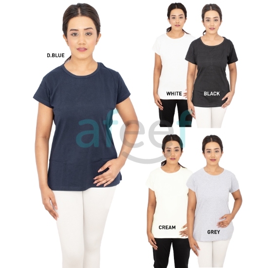 Picture of Raj Fashion Short Sleeves Plain Tshirt (L1112 plain)