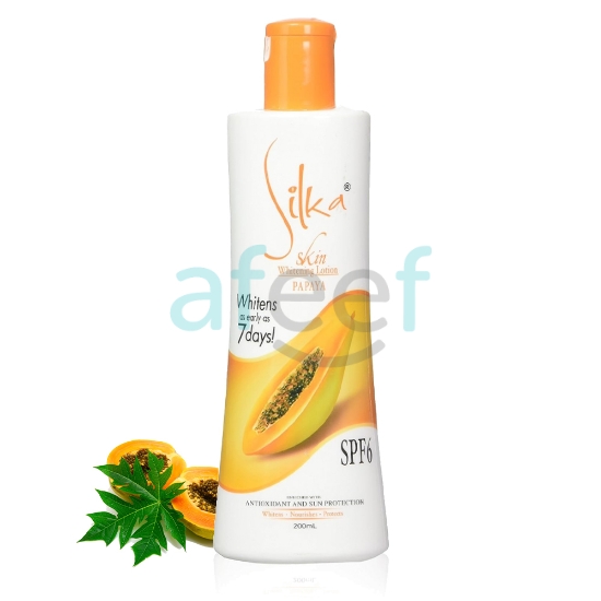 Picture of Silka Papaya Skin Whitening Lotion (SPF6) 200Ml