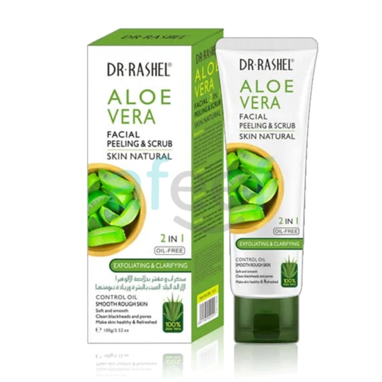 Picture of Dr Rashel Aloe Vera Facial Peeling & Scrub 100 G (1531)