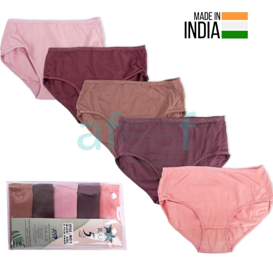 Picture of Raj Fashion Stretchable Cotton Underwear set of 5 pcs (SC1)