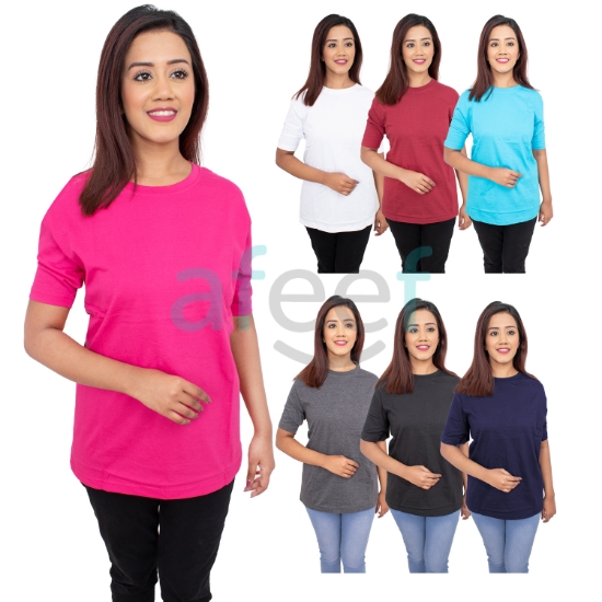Picture of Unisex Casual Plain Short Sleeves T-shirt (CT-01)
