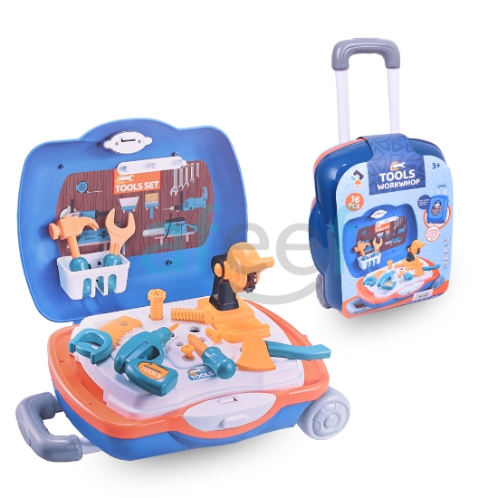 Picture of Tools Workshop  Play Set Mini Suitcase set of 16 pcs (LMP241)