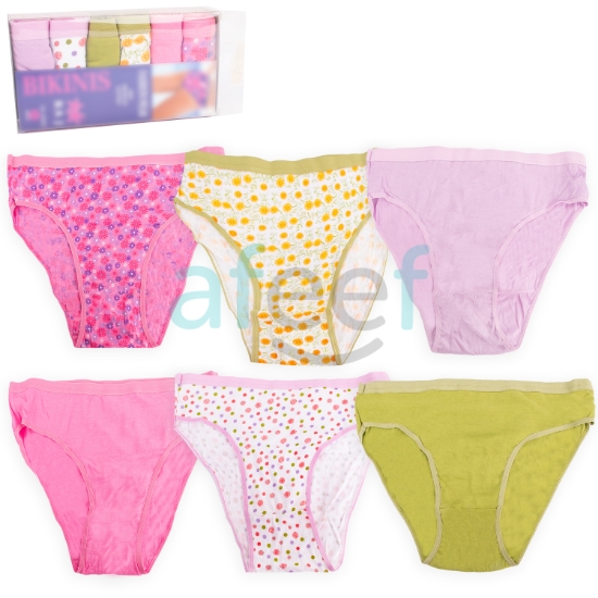 Picture of Panties Set of 6 pcs Thick Waist Band (65209)