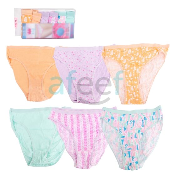 Picture of Panties Set of 6 pcs Thick Waist Band (902)