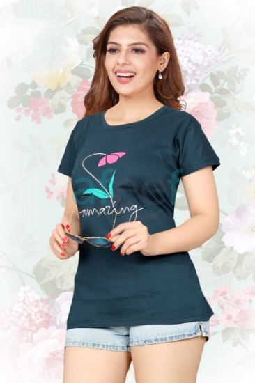 Picture of Women Cotton T-shirt (4231)