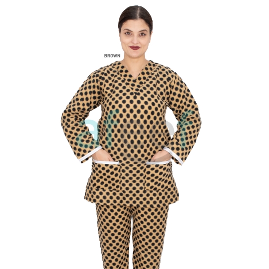 Picture of Domestic Worker  Uniform Soft Blanket Material For Winter (L-V-HS-256)