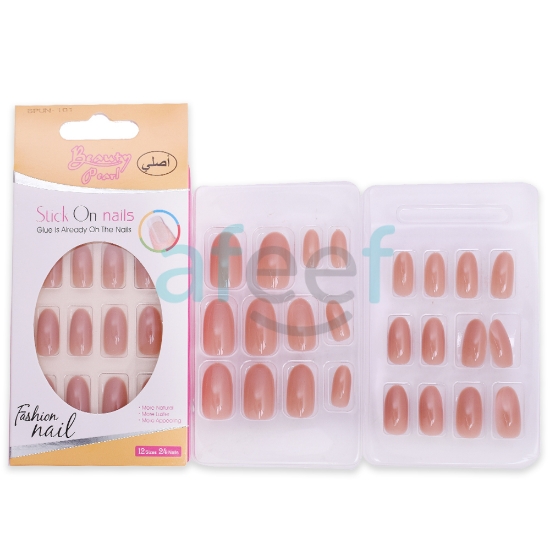 Picture of Artificial Stick On Nails Pack of 24 (101)