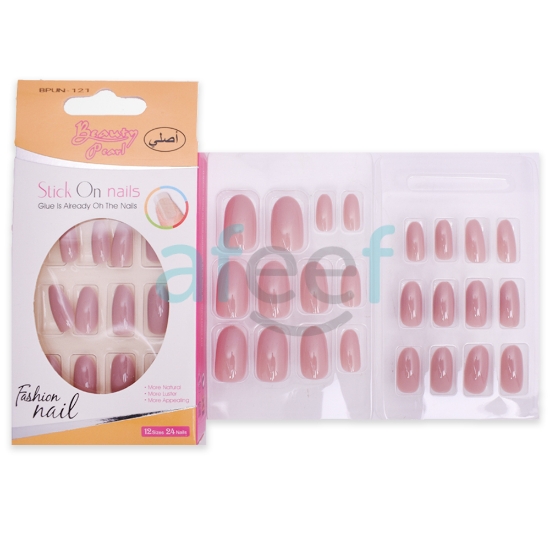Picture of Artificial Stick On Nails Pack of 24 (121)