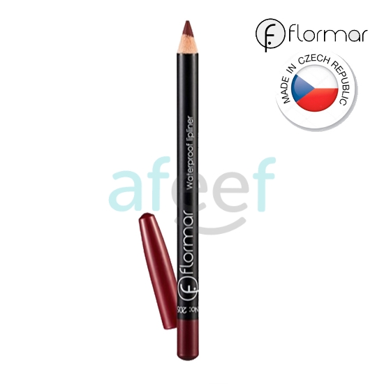 Picture of Flormar Waterproof Lipliner Pencil Elegant Bordeaux (205)