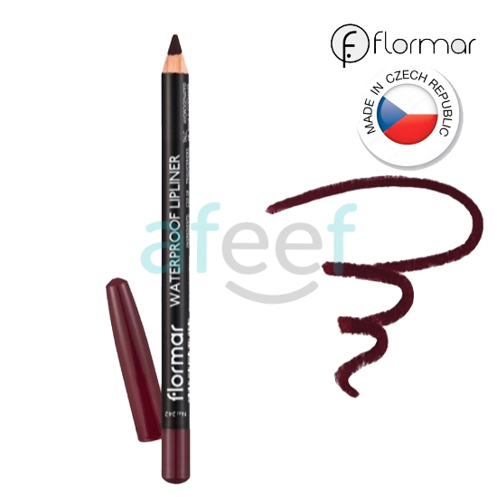 Picture of Flormar Waterproof  Lipliner Pencil Beep Bordeaux (242)
