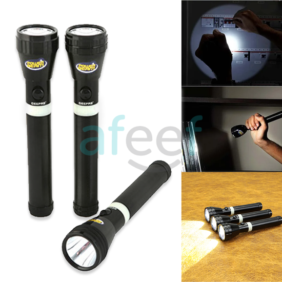 Picture of Geepas Rechargeable Set of 3pc Flashlight GFL4623