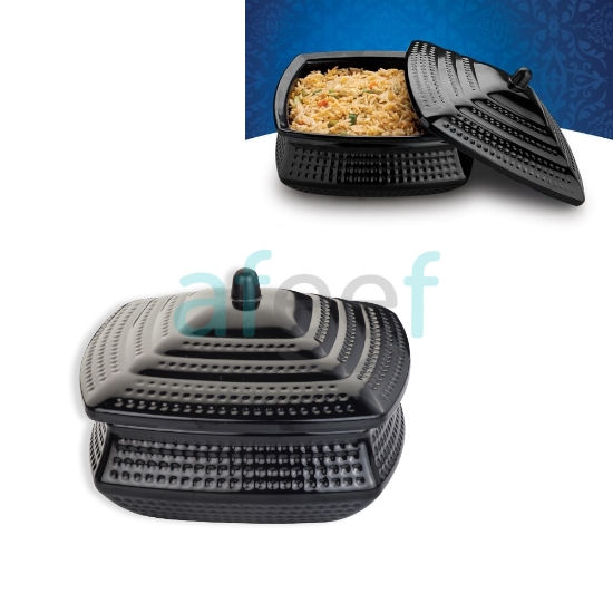 Picture of Dinewell Medium Square Pot (HANDI) With lid 15 cm (3095)