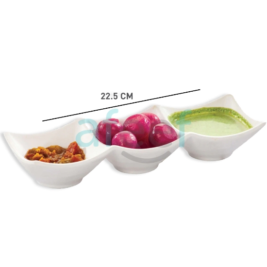 Picture of Dinewell 3-Piece Elect Platter Set 22.5 cm (DWMP-012)